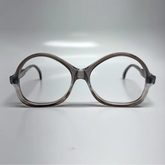 Vintage B&L BAUSCH & LOMB USA 54-16 Gray Oversized Women’s Eyeglasses 1970’s
